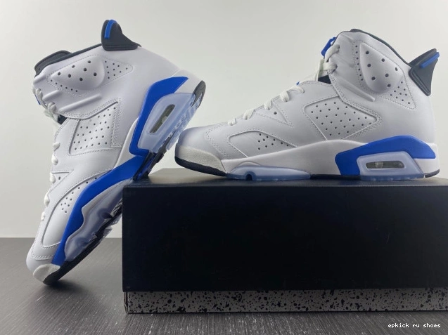 Rep Sport Jordan 6 (2014) Blue Air Retro 384664-107 0723